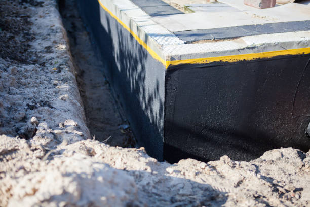 Residential Foundation Crack Repair installation at a Titusville, NJ home by SJ Waterproofing Pros